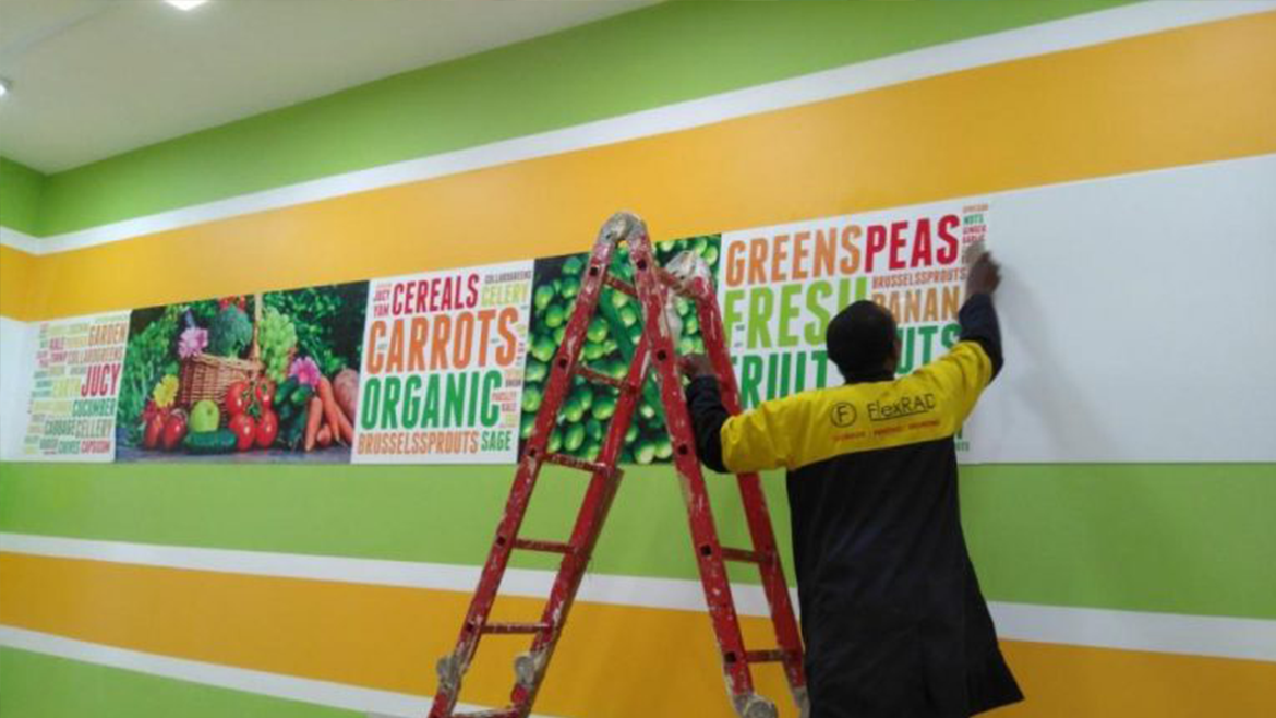 Wall Branding for Urban Grocery � Urban Grocery branding project Nairobi